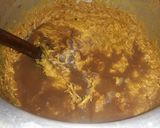A picture of step 10 of Chicken daal.
