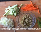A picture of step 7 of Spicy cold noodles.