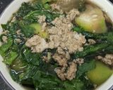 Hình bước làm 6 của món Canh cua đồng nâú mướp rau ngót