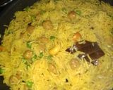 A picture of step 4 of Soya chunk pulao.