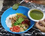 A picture of step 12 of Bhel Puri.