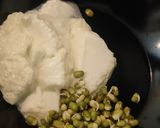 A picture of step 2 of Sprouts apple coleslaw sandwich.