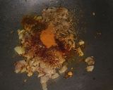 A picture of step 3 of Mix veg curry.