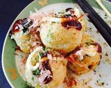 Hình bước làm 9 của món Bánh bạch tuộc nướng Takoyaki 
