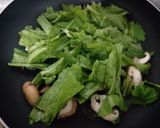 鮮香菇炒A菜的食譜步驟2照片