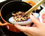 [香菇滷肉燉香菇貢丸 鑄鐵鍋料理]的食譜步驟4照片