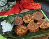 Foto langkah ke 8 dari resep Kue Jongkong Gula Aren Pisang.