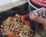 Foto del paso 6 de la receta: Fideos tornillo saltado de pollo