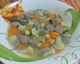 Foto langkah ke 7 dari resep Sup sayur + bakso.