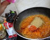 A picture of step 3 of Laal Mirch Chutney.