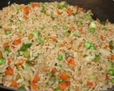 A picture of step 3 of Veggie Fried Rice.