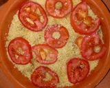 Foto del paso 5 de la receta: Bulgur al horno con aceitunas negras, tomates y queso feta