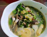 Hình bước làm 2 của món Canh chua cá ngạnh