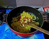 A picture of step 4 of Bashonti Pulao (Basanti Pulao).