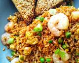 Shrimp Fried 'Rice' (Konjac) recipe step 4 photo