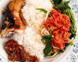 Foto langkah ke 3 dari resep Plecing Kangkung.