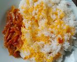 A picture of step 7 of Chili Paste 🌶️ with Red Oil, Served with Rice 🍚😋.