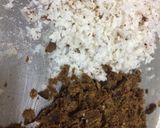A picture of step 2 of Puran poli/green moong dal.