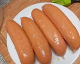 Foto del paso 1 de la receta: Vienesa gorda en la freidora de aire clean