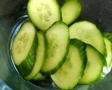 A picture of step 5 of Sweet & Spicy Cucumber spring recipe 💜#Kitchenwordsearch.