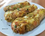 Foto del paso 7 de la receta: Rollitos de arroz vegetales con anchoa y huevo en airfryer