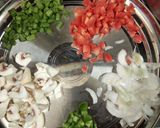 A picture of step 3 of Hot and sour soup.