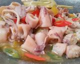 Foto langkah ke 6 dari resep Tumis Cumi Asin.