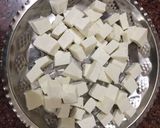 A picture of step 8 of Shahi palak paneer.