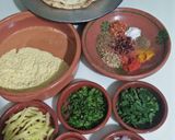 A picture of step 2 of Baysan naan.