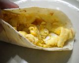 Foto del paso 3 de la receta: Tacos de huevo, queso azul y mozzarella