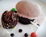 Foto langkah ke 7 dari resep Oreo Ice cream homemade.