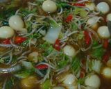 Foto langkah ke 5 dari resep Ca SaGeYuh (Ca Sawi, Tauge, Telur Puyuh).