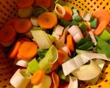 Une image de l'étape 2 de Coques aux légumes de saison.