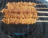 Foto langkah ke 7 dari resep Sate Usus Telor Puyuh ala angkringan.
