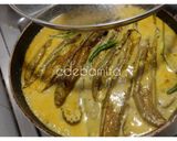 A picture of step 8 of Begun Basanti.