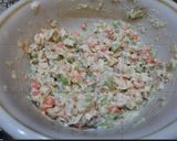 A picture of step 1 of Continental veggietable sandwiches.
