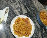 A picture of step 9 of Fresh Noodles with Ragu sauce.