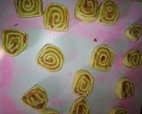 A picture of step 7 of Sweet potato pinwheel with tea.