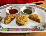 A picture of step 16 of Crispy Cheesy Paneer Tikka Disc.
