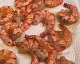 A picture of step 6 of Thai coconut curry with prawns.