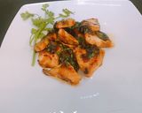 Hình bước làm 5 của món Cá hồi xốt teryaki