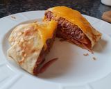Une image de l'étape 5 de Crêpe hamburger.