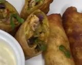 A picture of step 11 of Chicken vegetable spring rolls.