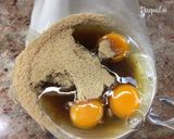 Foto del paso 2 de la receta 🍑Bizcocho de melocotón con cacao☕️