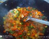 A picture of step 2 of Veg lasagna (Italian dish).