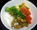 Hình bước làm 5 của món Bún chả cá đơn giản