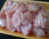 Foto do passo 1 de Frango com pimentões