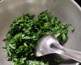 A picture of step 1 of Chana dal methi puri.