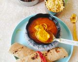 A picture of step 2 of Gatte ki sabji (Besan ke gatte / Gram flour Curry).