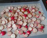 A picture of step 4 of Radish crips.